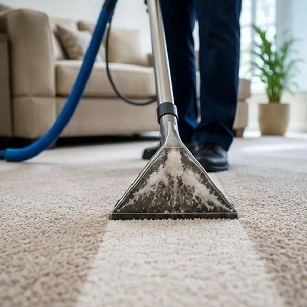 On-site carpet steam cleaning in Docklands
