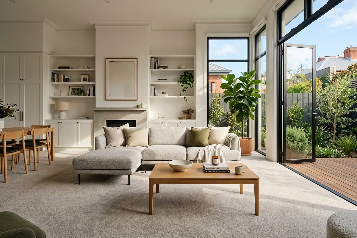 Residential carpet cleaning in Docklands