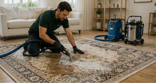 On-site Rug Cleaning in Docklands